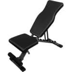 Halterbank voor full body workout, verstelbare sit-up stoel voor krachttraining, multifunctionele opvouwbare schuine/aflopende bank