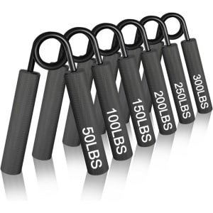 Handtrainer Onderarmtrainer - 4 Of 6 Stuks Gripkrachttrainer 22.5KG Tot 135KG - Vingertrainer En Handtrainingsapparaat Voor Fitness - Klimmen - Krachttraining - Stressvermindering