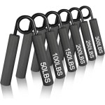 Handtrainer Onderarmtrainer Set - 4 Of 6 Stuks Gripkrachttrainer Van 22-5 Kg Tot 135 Kg - Vingerhalter Voor Fitness Krachttraining Klimmen En Stressvermindering - Handtrainingsapparaat Voor Thuisgebruik