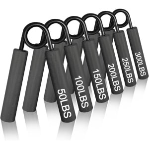Handtrainer Onderarmtrainer Set - 4 Of 6 Stuks Gripkrachttrainer Van 22-5 Kg Tot 135 Kg - Vingerhalter Voor Fitness Krachttraining Klimmen En Stressvermindering - Handtrainingsapparaat Voor Thuisgebruik
