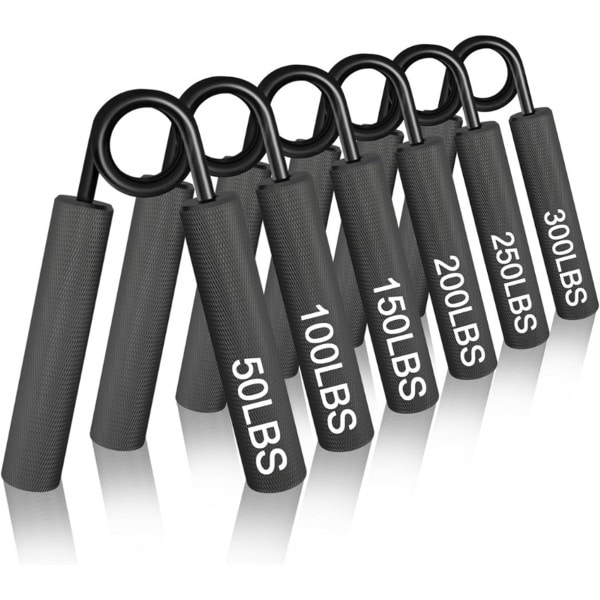 Handtrainer Onderarmtrainer Set - 4 Of 6 Stuks Gripkrachttrainer Van 22-5 Kg Tot 135 Kg - Vingerhalter Voor Fitness Krachttraining Klimmen En Stressvermindering - Handtrainingsapparaat Voor Thuisgebruik