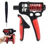 Handtrainer, instelbare griptrainer, 5-175 kg, grip grip krachttrainer, onderarm, trainingsapparaat handgrip kracht voor sporters en handrevalidatieoefeningen, handkrachttraining