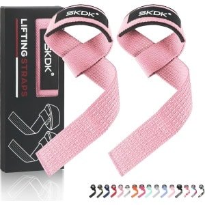 Hefbanden voor krachttraining voor dames - Neopreen, antislip en verstelbare polsbanden voor gewichtheffen