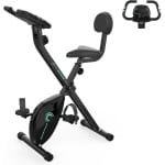 Hometrainer - Fitnessfiets - Opvouwbare Fiets - Indoorfiets - Trainingsfiets - 8 Weerstandsniveaus - Inklapbaar X-Frame tot 120 kg