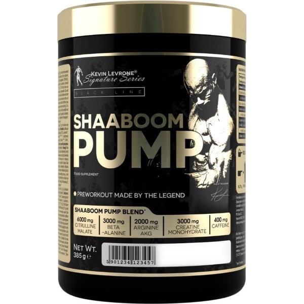 Kevin Levrone - Shaaboom Pump - Pre-workout - Muscle pump - met AAKG, Citruline, Creatine, Beta alanine - 385g - Mango en Citroen - 44 porties
