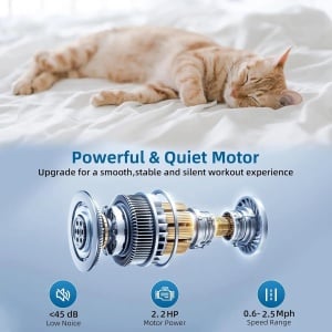 LiveTastic - Loopband - Compact - Inklapbaar - Hometrainer - Loopbanden voor thuis - Makkelijk op te bergen - LED - Display - Superun 2-in-1 Loopband - Met app - Bluetooth - 80 cm, 2,2 pk