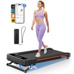 MERACH Elektrische loopband - 3.5HP - Snelheid 1~6.5 km/h - 12% Verheffing - LED-scherm - APP Verbonden - Afstandsbediening - Maximaal gewicht 150 kg