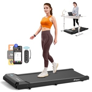MERACH Loopband - Snelheid 2~6 km/h - LED-scherm - Motor 2.5HP piek - Afstandsbediening - Verbonden met APP - Maximaal gewicht 120 kg