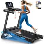 MERACH Opvouwbare loopband - Elektrische helling 15% - Snelheid 0.8-12 km/h - Motor 1.25CHP - Bluetooth APP Verbonden