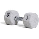 Nike Dumbbell Grind Paar 20kg - Duurzame & Schokabsorberende Halters voor Krachttraining | Ergonomisch Handvat | Gerecycled Nike Grind-rubber