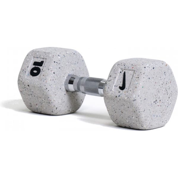 Nike Dumbbell Grind Paar 20kg - Duurzame & Schokabsorberende Halters voor Krachttraining | Ergonomisch Handvat | Gerecycled Nike Grind-rubber