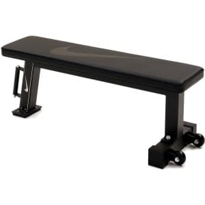 Nike Strength Rolling Weight Bench - Verplaatsbare Halterbank voor Krachttraining - Max. 500 kg - Zwart - Voor Full-Body Workouts Thuis