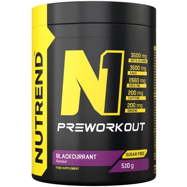 Nutrend - N1 Pre-Workout (Blackcurrant - 510 gram)
