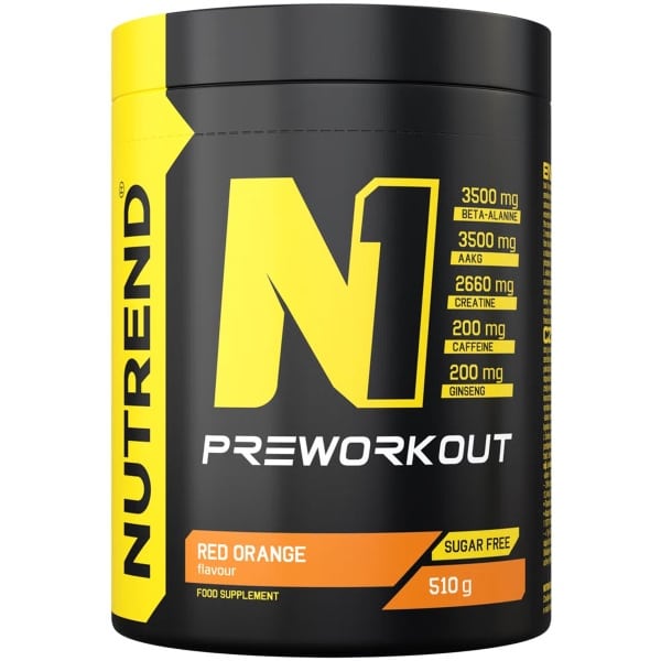 Nutrend - N1 Pre-Workout (Red Orange - 510 gram)