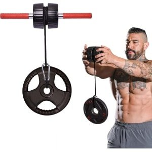 Premium onderarmtrainer, polstrainer voor krachttraining en bodybuilding - polsrol, onderarmtrainingsapparaat, onderarmblaster tot gripkrachttrainer en griptrainingstool, handtrainer