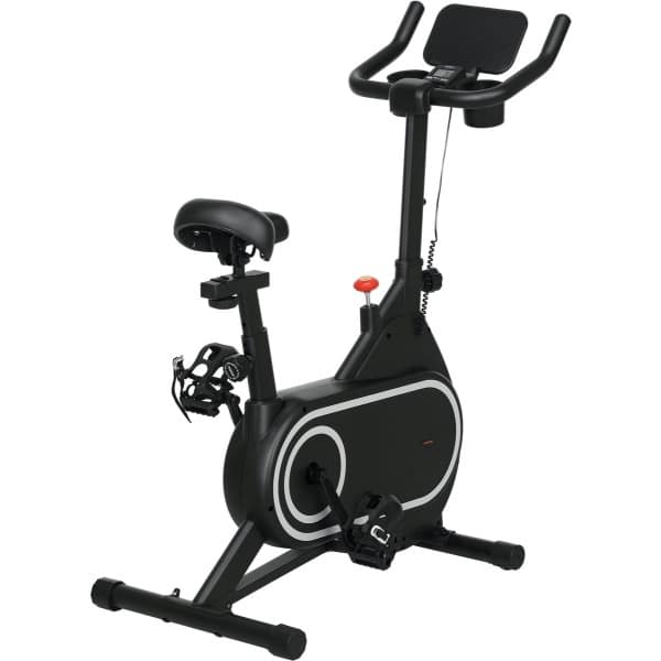 SPORTNOW-Hometrainer-Staal-93x48,5x112cm-Zwart