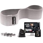 Stoffen Fitnessbanden Set met Tas en Videocursus - Weerstandsbanden voor Krachttraining en Booty Workouts