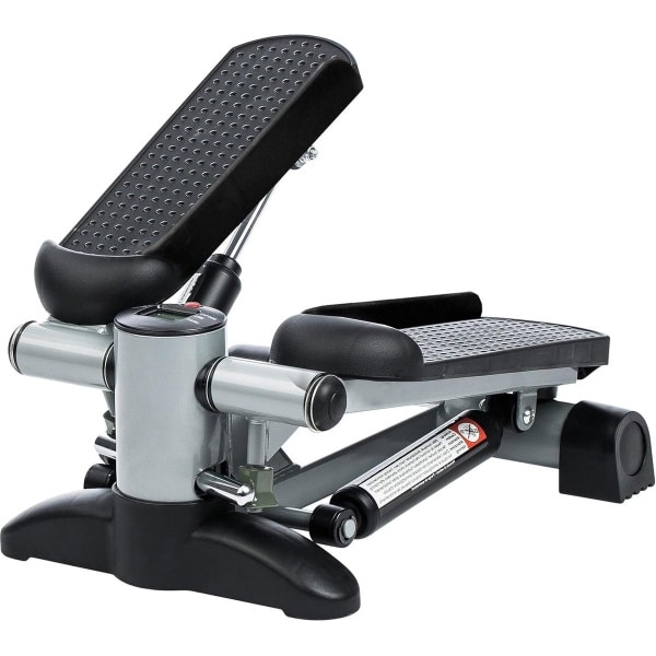 Swing Stepper Met Trainingsbanden - Up-Down Stepper Voor Volledige Thuistraining - Fitness Stepapparaat Met Of Zonder Weerstandsbanden - Compact Cardio-Fitnessapparaat