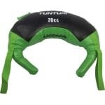 Tunturi Bulgarian bag gewicht 20kg - Fitness sandbag voor krachttraining - Powerbag Groen - Incl. gratis fitness app