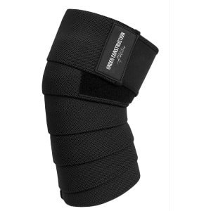 UCAthletics Knee Wraps Powerlifting - Knee Sleeves - Kniebrace - Compressie - Krachttraining - Fitness - Crossfit - Gym - Zwart - 2 stuks - One Size