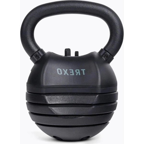 Verstelbare Kettlebell - Gewichtsbereik 4-14 kg - Gietijzer - CrossFit en Dumbbell Oefeningen - Zwart verstelbare kettlebell