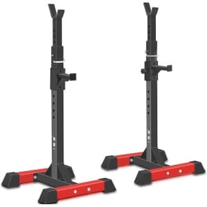 Verstelbare Squat Rack Halterstandaard - Max. 200 kg Belastbaar voor Thuis Krachttraining
