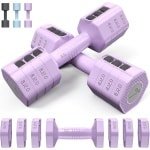 Verstelbare korte halters set van 2 - 45 kg krachttraining - Halters 1 paar 09 - 45 kg per stuk