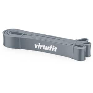 VirtuFit Resistance band - Weerstandsband Pro - Fitness Elastiek - Medium (24 mm) - Geel - Full Body Workout - CrossFit - Thuis Sporten - Yoga & Fitness