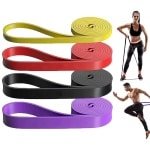 Weerstandsbandenset voor pull-up-ondersteuning en full-body training, oefenbanden met meerdere niveaus en tas voor thuisworkouts, fysiotherapie, krachttraining (mannen/vrouwen)