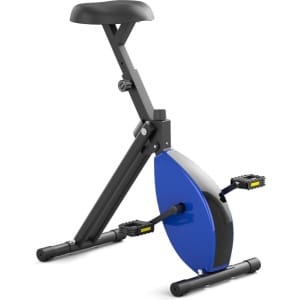 Worktrainer - Deskbike Original - Lichaamslengte 140 - 185 cm - Hometrainer - Bureaufiets - Blauw / Zwart frame