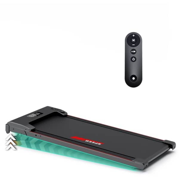 Y-RAIN Loopband, Walking Pad, 2 in 1, 2,5 PK borstelloze motor, instelbare snelheid van 0,8 tot 6 km/u, LED-display en afstandsbediening, met helling, geschikt voor thuis en op kantoor.