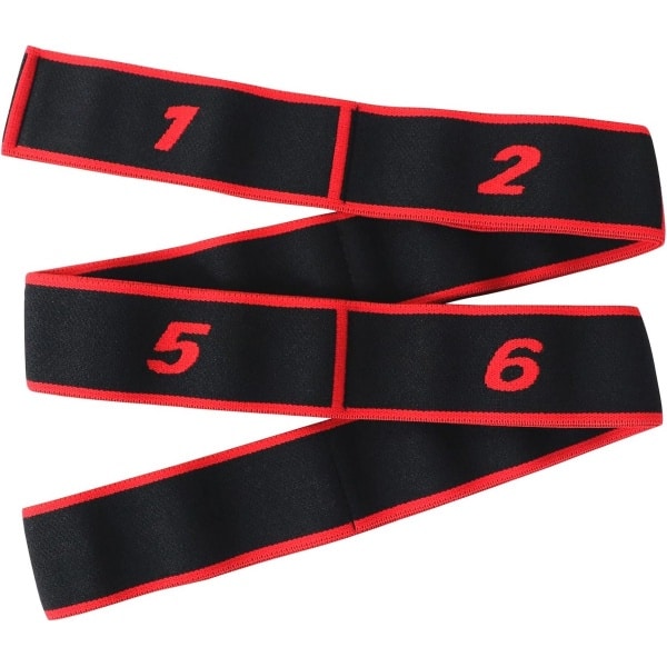 Yoga Stretchband met 8 Intensiteitsniveaus - Duurzaam en Draagbaar voor Flexibiliteit en Krachttraining