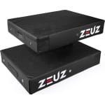 ZEUZ 2 Stuks Drop Pad Set - Crash Pads voor Gewichthefffen, Powerlifting, CrossFit & Fitness - Zwart