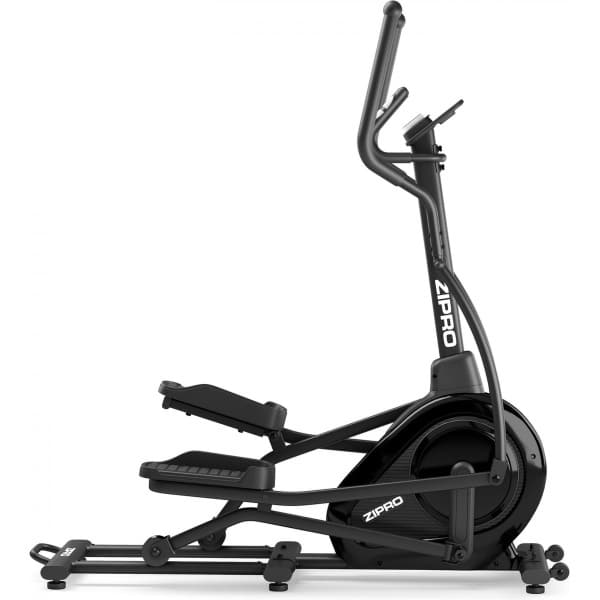 Zipro ZIPRO Session Elektromagnetische Crosstrainer, Hartslagsensoren, Gemakkelijk te transporteren, Antislippedalen, Flessenhouder, Homegym, Stabiele structuur, Max. gebruikersgewicht 120 kg, zwart