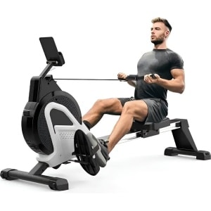 Zonovi Roeitrainer - Draagkracht 150 KG - Roeiapparaat met 16 Weerstandsniveaus - Roeimachine voor Thuis - Roeitrainers - Met LCD Scherm - Opklapbaar - Hometrainer - Met Tablet Houder - Roeitoestel incl. Transportwielen - Thuistraining