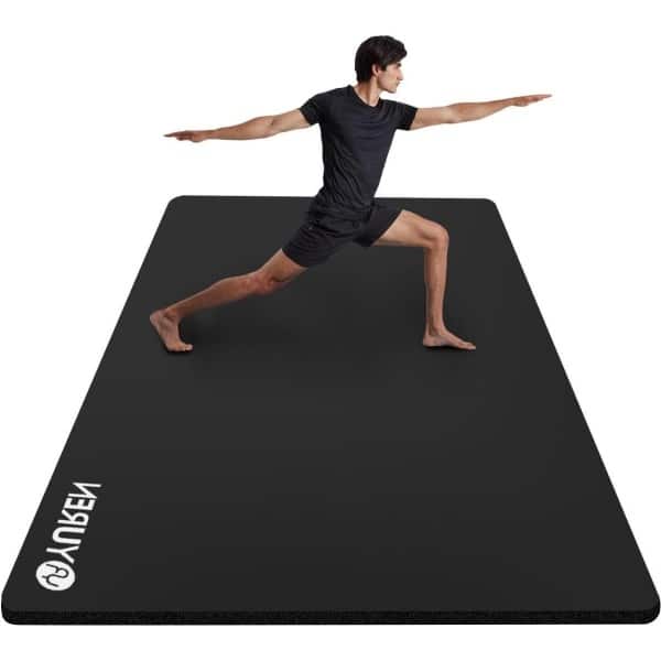 15mm Thick Yoga Mat - Extra Wide 185×90cm - Home Fitness Exercise Mat for Pilates, Cardio Training, and Gymnastics
