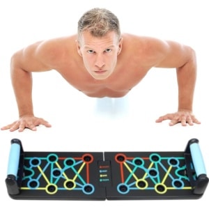 17-in-1 Push Up Board voor Thuis Krachttraining - Effectieve Griptrainer en Fitnessbord