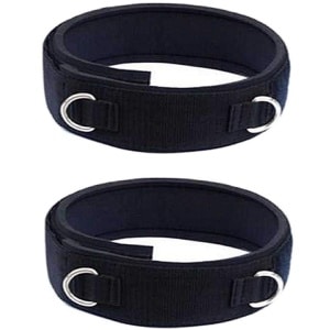 2-delige fitness dijriemen, gevoerd met neopreen, verstelbaar accessoire voor krachttraining, geschikt voor taekwondo, voetbal, hardloopoefeningen, geschikt voor mannen en vrouwen