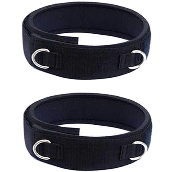 2-delige fitness dijriemen, gevoerd met neopreen, verstelbaar accessoire voor krachttraining, geschikt voor taekwondo, voetbal, hardloopoefeningen, geschikt voor mannen en vrouwen