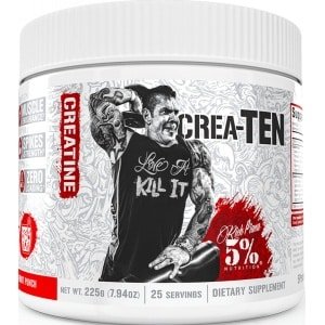 5% Nutrition - Rich Piana Crea-TEN (225g) Fruit Punch - Creatine - Creatine-Mix