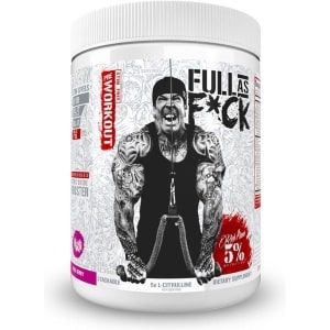 5% Nutrition - Rich Piana Full As F*ck (25 serv) Wild Berry - Pre-Workout - NO Booster