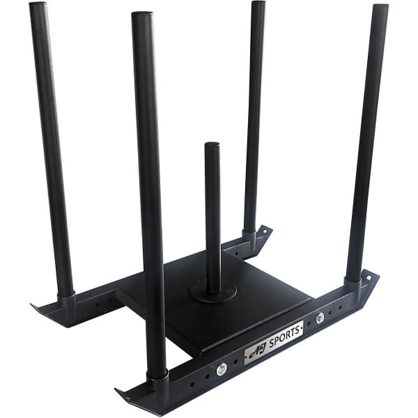 AJ-Sports Powersled - Push & Pull Power Sled - Hyrox - Crossfit - Slee Push - Fitness Push - Zwart