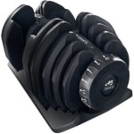 AJ-Sports Verstelbare dumbell 40kg - 5 t/m 40kg - Gewichten - Dumbell Set - Gewichten set - Halterset - Fitness gewichten - Krachttraining - Fitness - Zwart