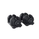 AJ-Sports Verstelbare dumbell set 2 x 40kg - 5 t/m 40kg - Gewichten - Dumbell Set - Gewichten set - Halterset - Fitness gewichten - Krachttraining - Fitness - Zwart