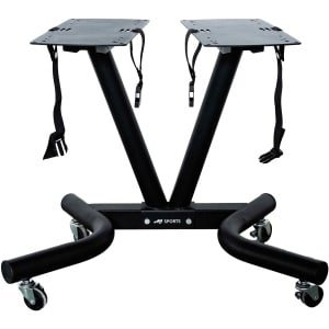 AJ-Sports verrijdbare opbergstandaard Dumbells - Gewichten Houder - Dumbell Houder - Dumbell set - Halterset - Fitness gewichten - Krachttraining - Fitness - Zwart