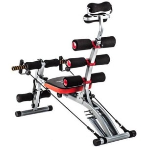 All Crunch 6-In-1 Opvouwbare Krachtbank Voor Het Hele Lichaam - Multifunctionele Buik En Fitnessapparatuur - Abs Krachttraining Voor Thuis