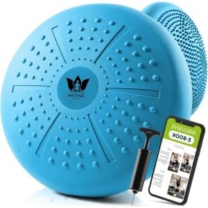 Balanskussen voor Posture & Revalidatie - Stabiliteitsdisc en Krachttraining - Inclusief Pomp en Workout Gids 33 cm