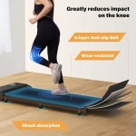 Betaalbare Goederen® - loopband inklapbaar - grijs - Elektrische loopband - Walkingpad - antislip schokabsorptie - thuiskantoor - met afstandsbediening