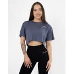 CF Oversized Crop Top | CAPO FINALE - T-shirt crop top | L | Kleur Blauw | Sportkleding | Activewear | Gymkleding | Fitnesskleding | Sportoutfit | Fitness | Hardlopen | Crossfit | Yoga | Pilates | Krachttraining
