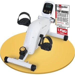 Compacte mini-hometrainer voor thuis en kantoor met 8 weerstanden